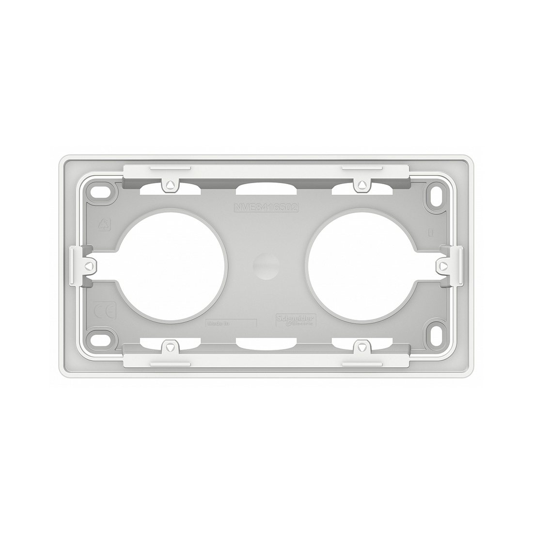Коробка SE NU800418 Unica New для открытой установки двухпостовая белый (NU800418)