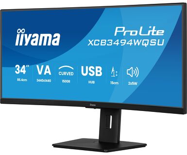 Монитор iiyama ProLite PL3494WQ 34" (XCB3494WQSU-B1)