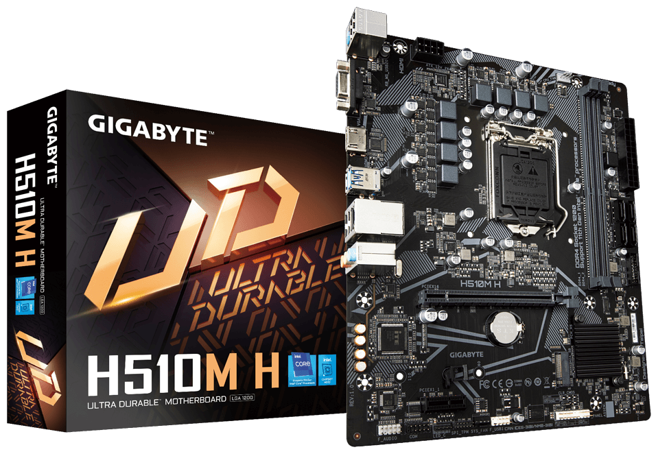 Материнская плата Gigabyte H510M H, LGA1200 (H510M H)  Материнская плата Gigabyte H510M H, LGA1200 (H510M H)