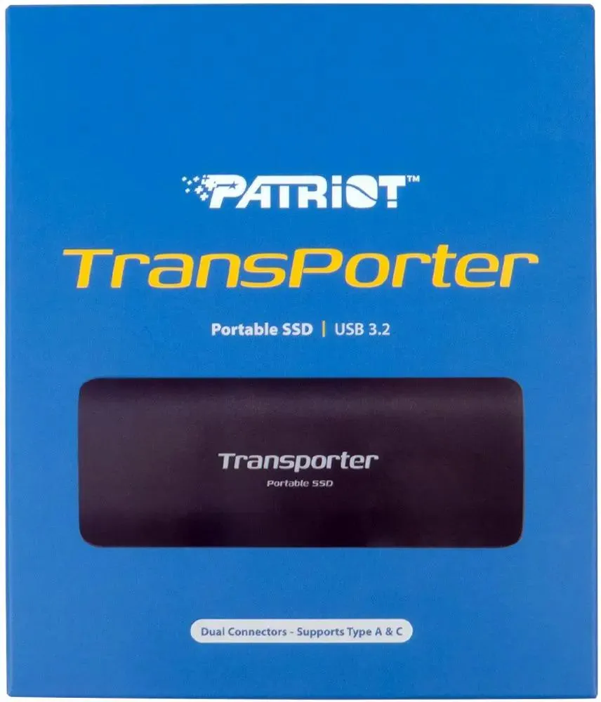 Внешний SSD диск, Patriot Transporter 512GB, Black (PTP512GPEC)