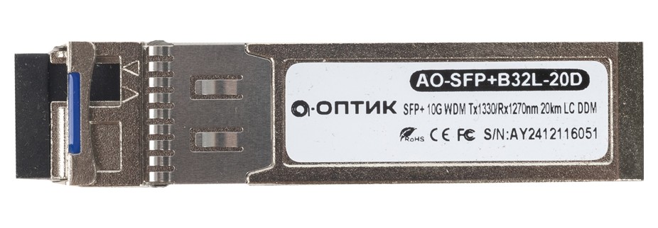 Трансивер А-Оптик AO-SFP+B32L-40D (AO-SFP+B32L-40D)