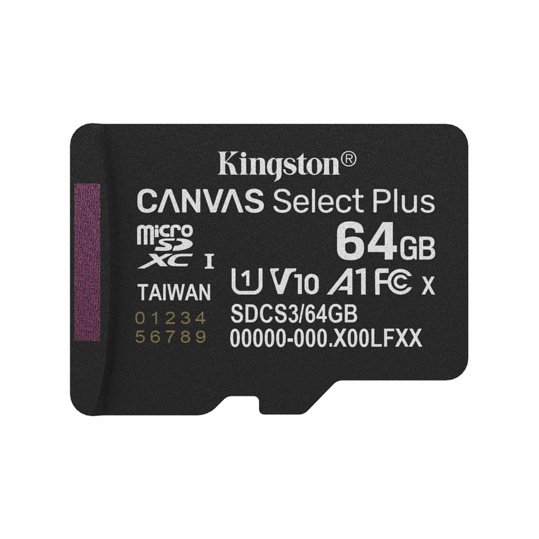 Карта памяти MicroSD 64GB Class 10 UHS-I Kingston SDCS3/64GB (SDCS3/64GBSP)