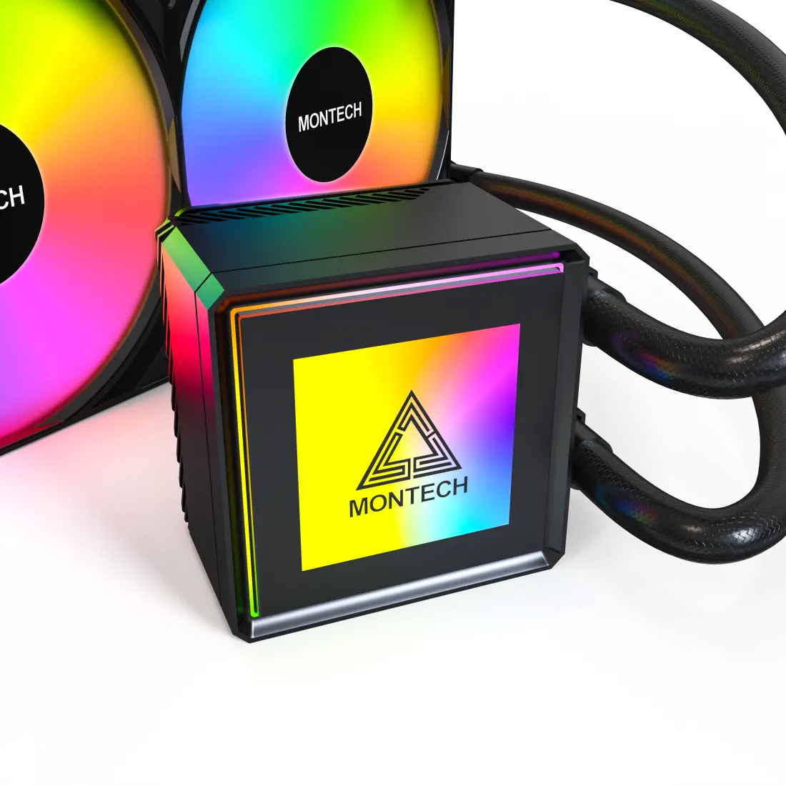 Водяное охлаждение для CPU Montech PureFlow ARGB 360, Black (PureFlow ARGB 360 (B))