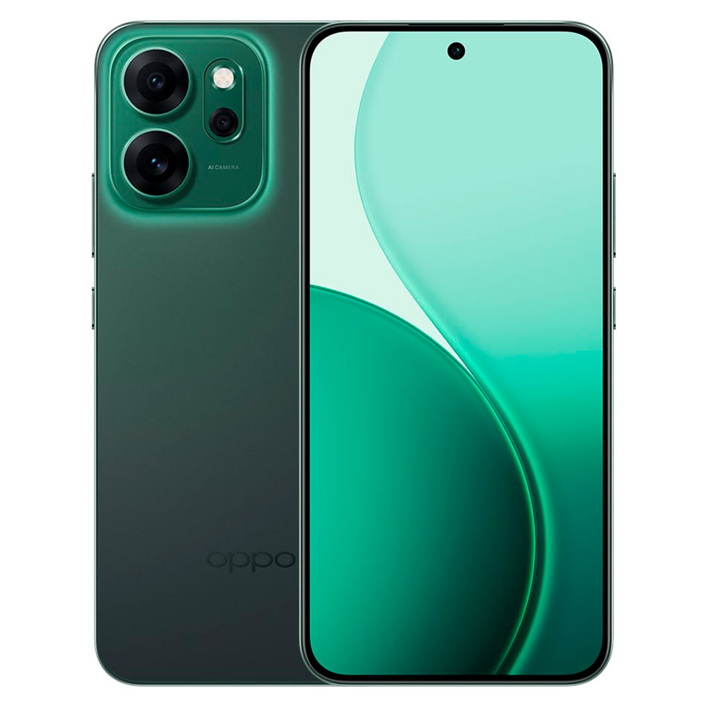 Смартфон OPPO Reno14F 5G 8/256GB, Luminous Green (Reno14F 5G/8/256GB/Luminous Green)