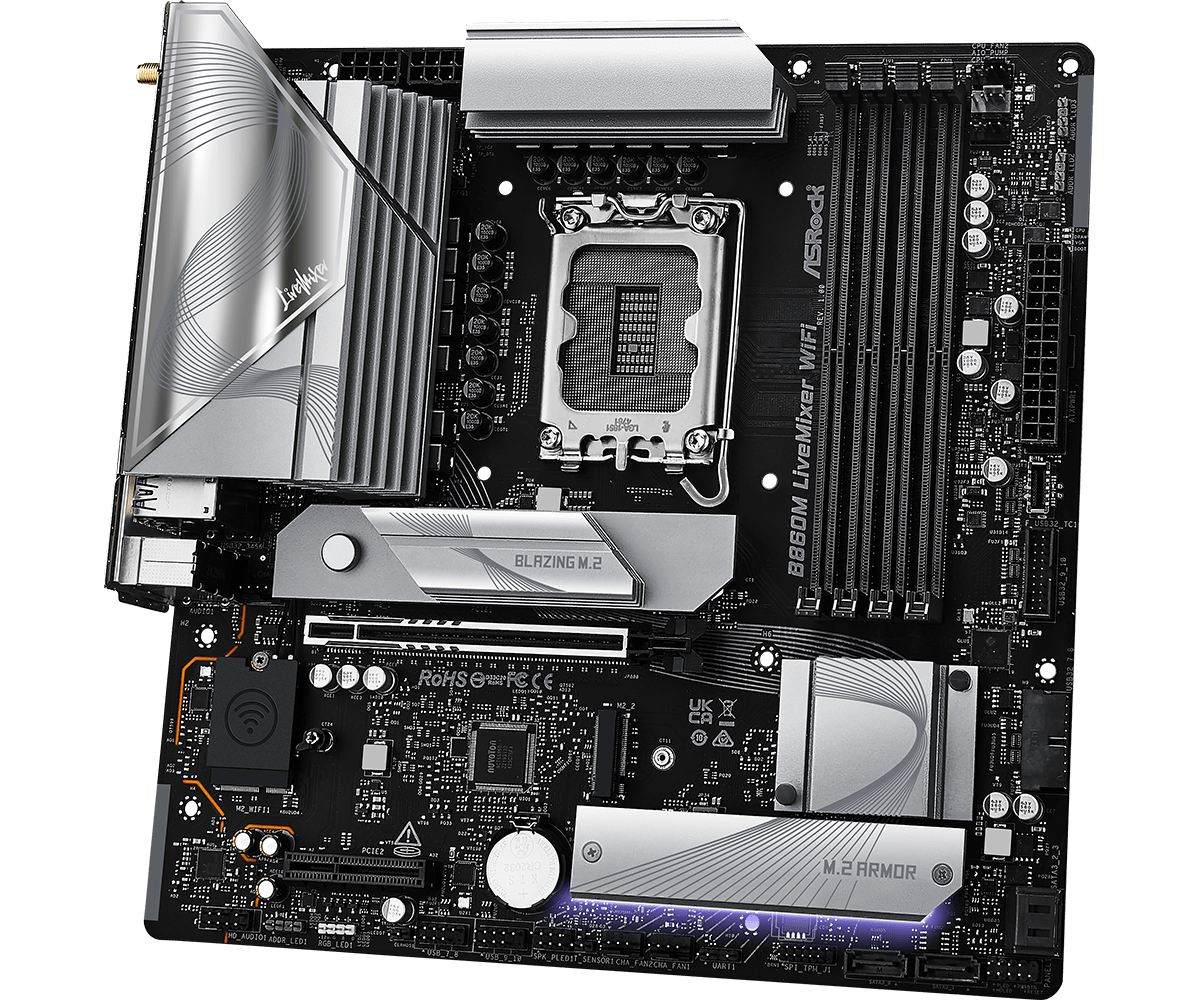 Материнская плата ASRock B860M LIVEMIXER WIFI (B860M LIVEMIXER WIFI)