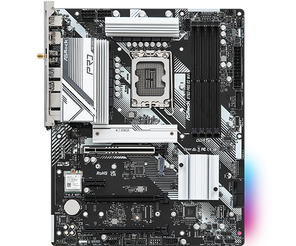 Материнская плата ASRock B760 Pro RS WiFi (90-MXBLQ0-A0UAYZ)