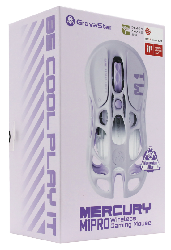 Мышь GravaStar Mercury M1 Pro, Purple (GRAVASTAR M1 PRO_PL)
