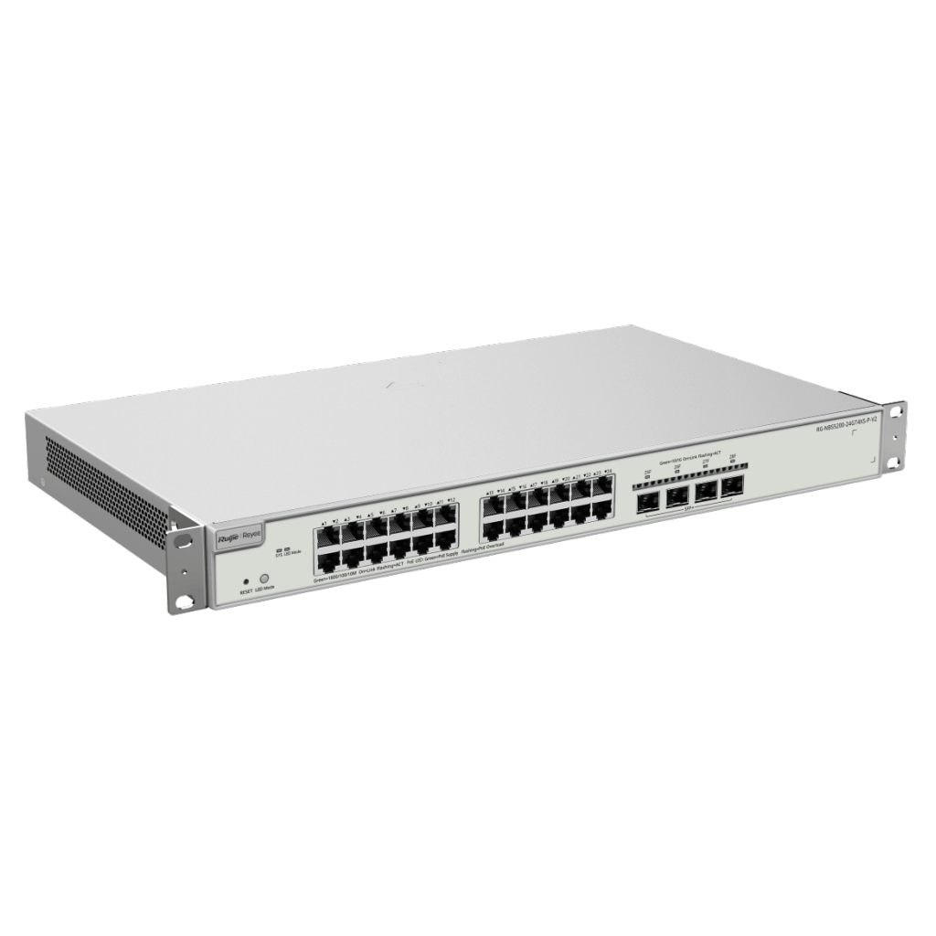 Коммутатор Ruijie Reyee RG-NBS5200-24GT4XS-P-V2 (RG-NBS5200-24GT4XS-P-V2)