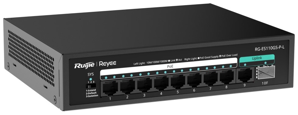Коммутатор Ruijie Reyee RG-ES110GS-P-L PoE (RG-ES110GS-P-L)