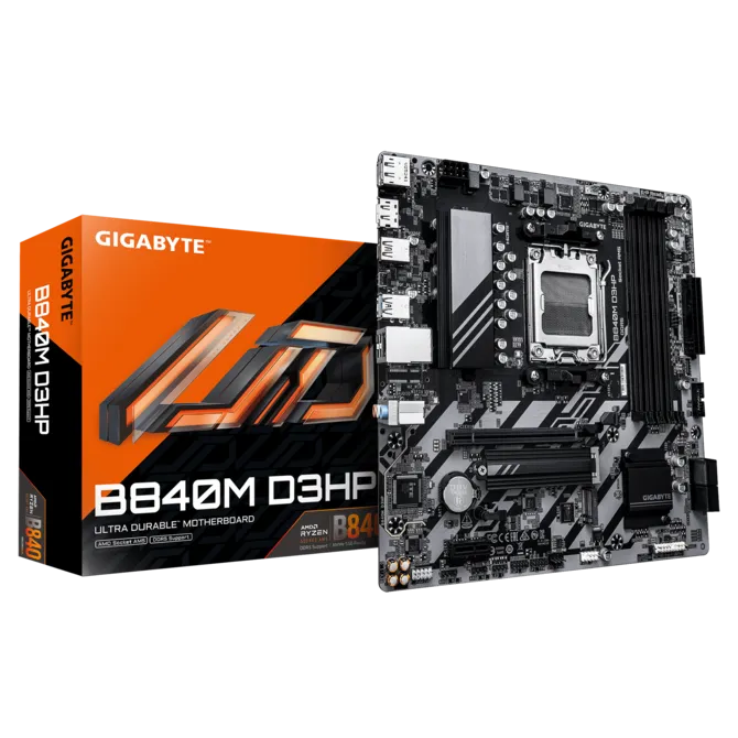 Материнская плата Gigabyte B840M D3HP (B840M D3HP)