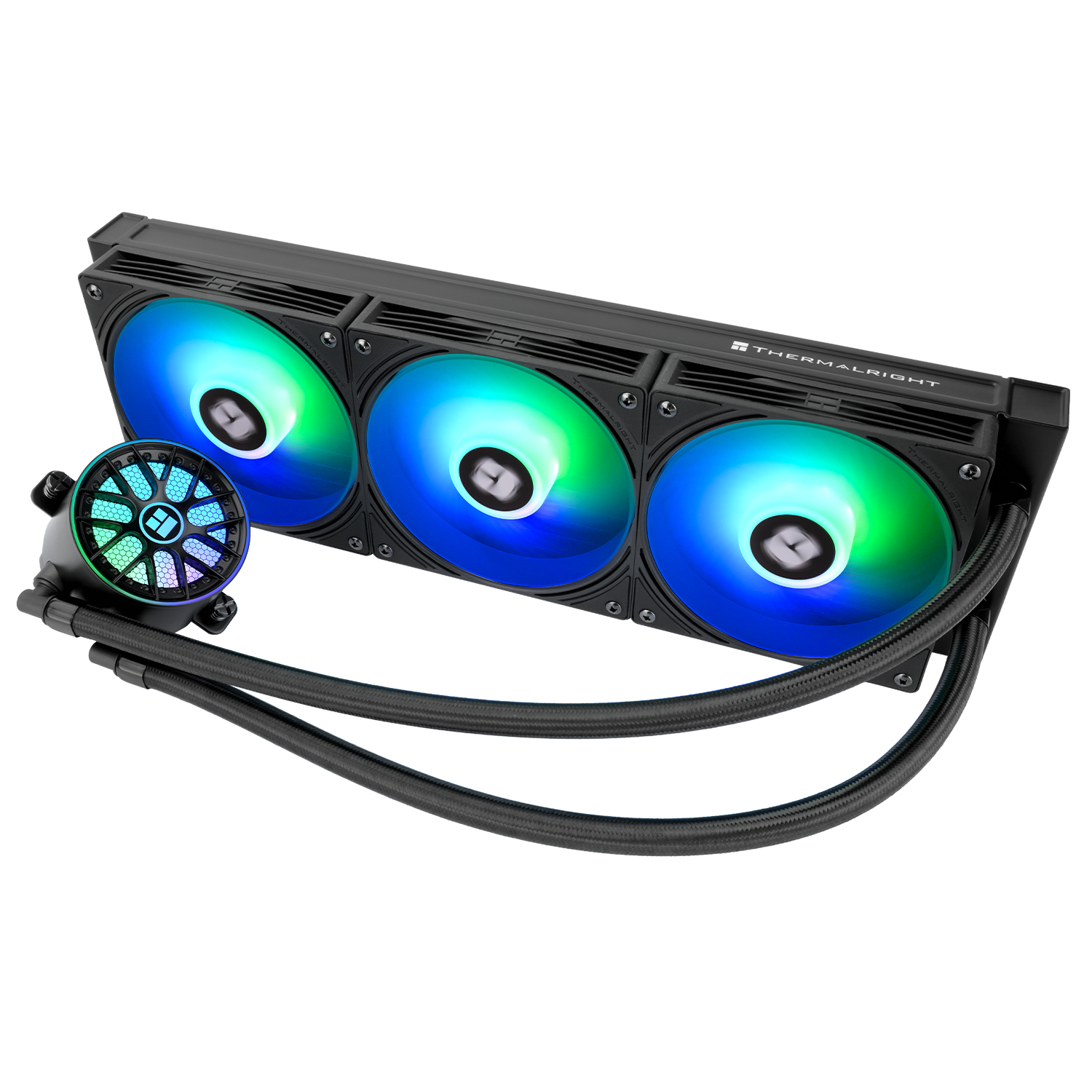 Кулер с водяным охлаждением Thermalright Aqua Elite 360 ARGB BLACK V6 (TL-N12-R5-S)