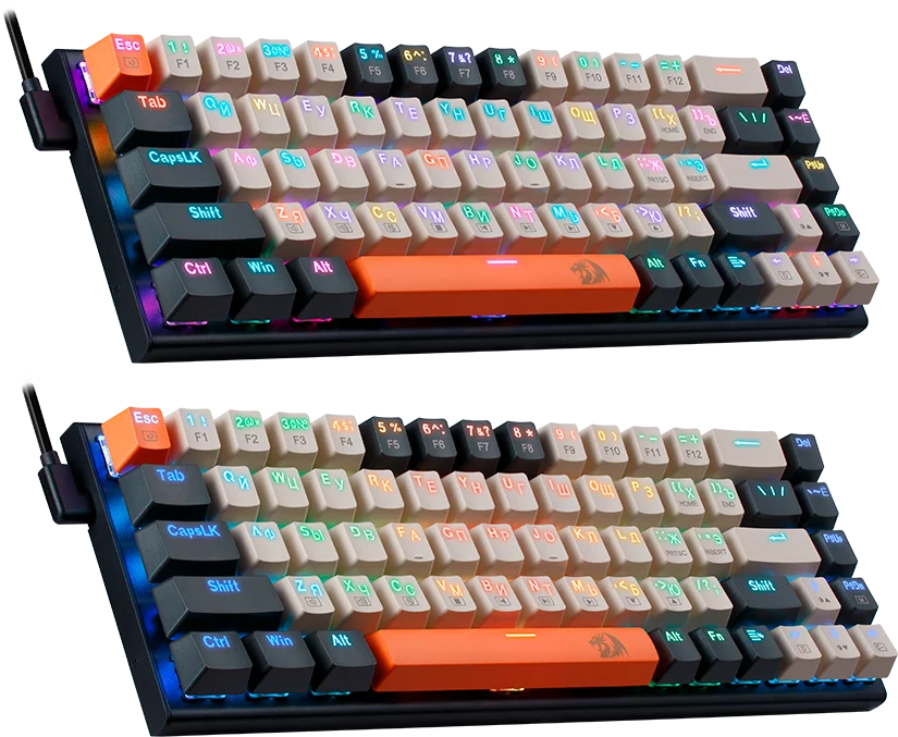 Клавиатура Redragon Ryze black, (71342)