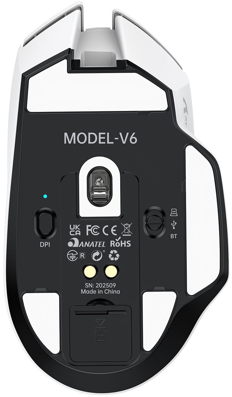 Мышь Attack Shark V6 White (V6 White)