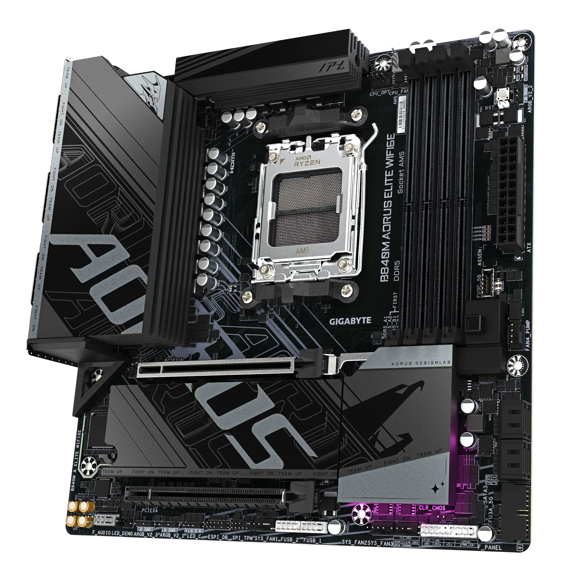 Материнская плата Gigabyte B840M AORUS ELITE WIFI6E (B840M A ELITE WIFI6E)