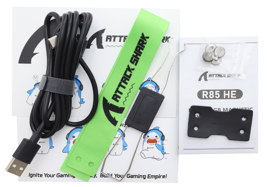 Клавиатура Attack Shark R85 HE, Magnetic Purple Mandrel - Neon Green (R85 HE Neon Green)