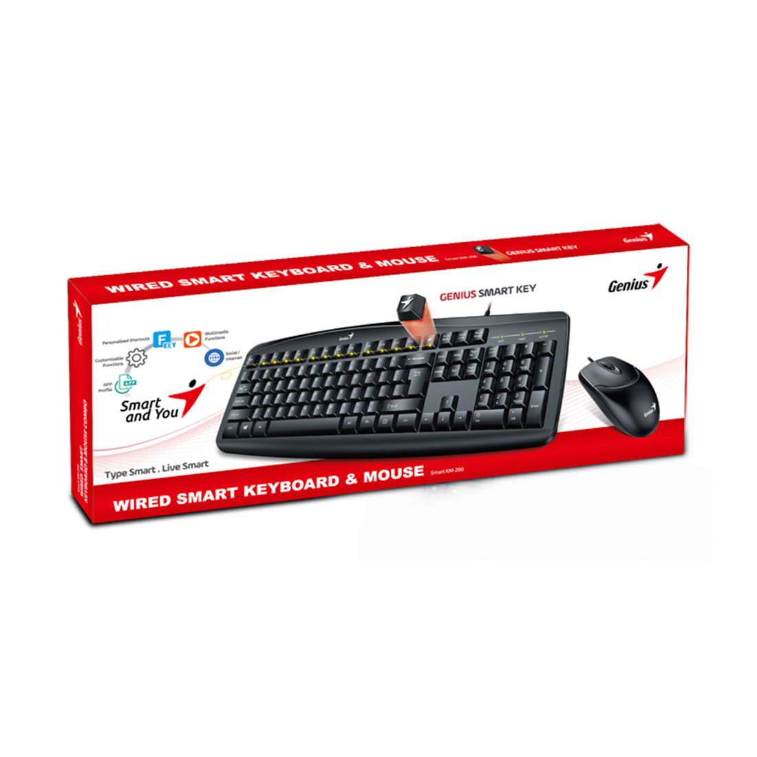Клавиатура + Мышь Genius Smart KM-200 (Smart KM-200)