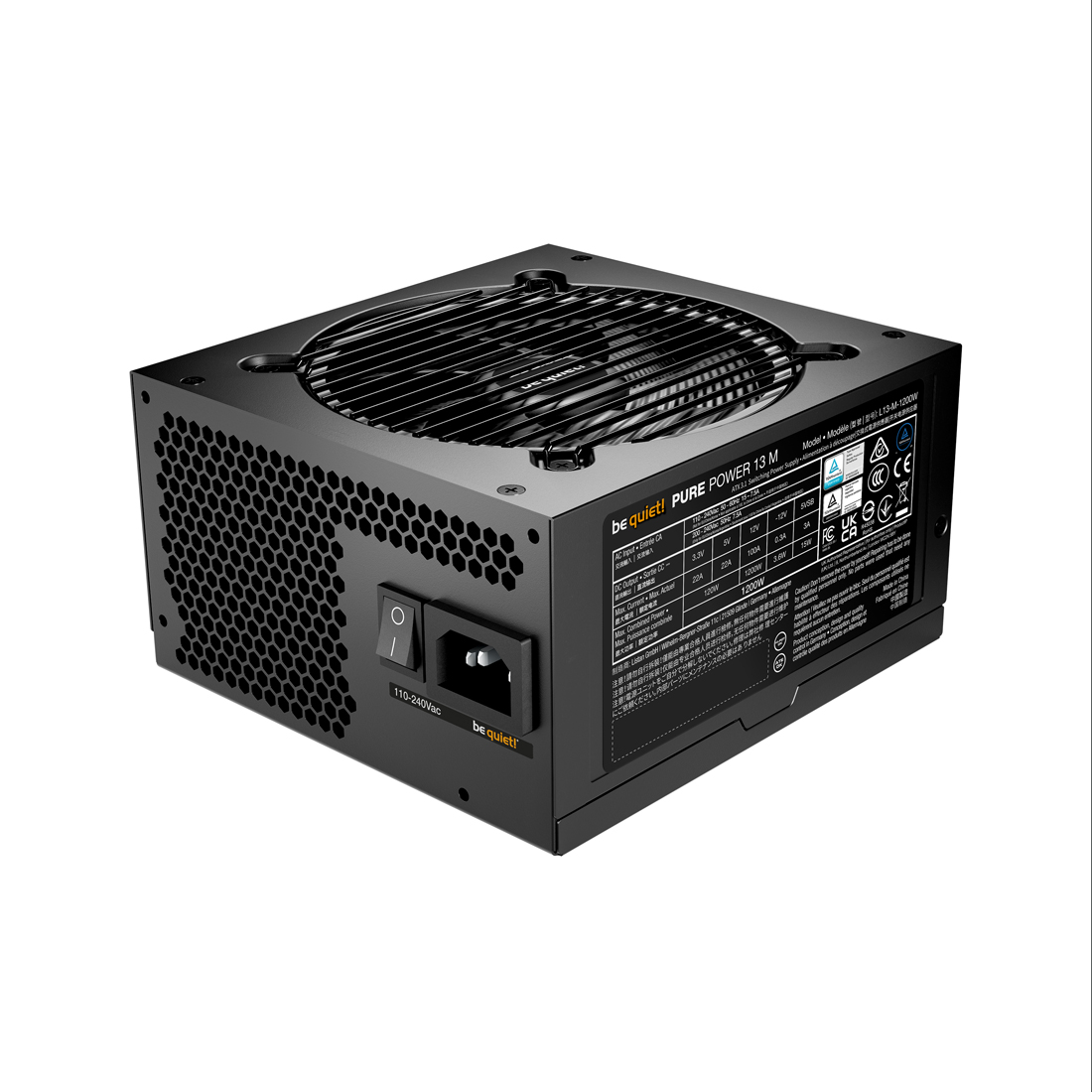 Блок питания Bequiet! PURE POWER 13 M 1200W BP029EU (BP029EU)