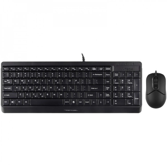 Клавиатура+мышь A4tech Fstyler F1512S-Black Fstyler USB (F1512S-Black Fstyler)
