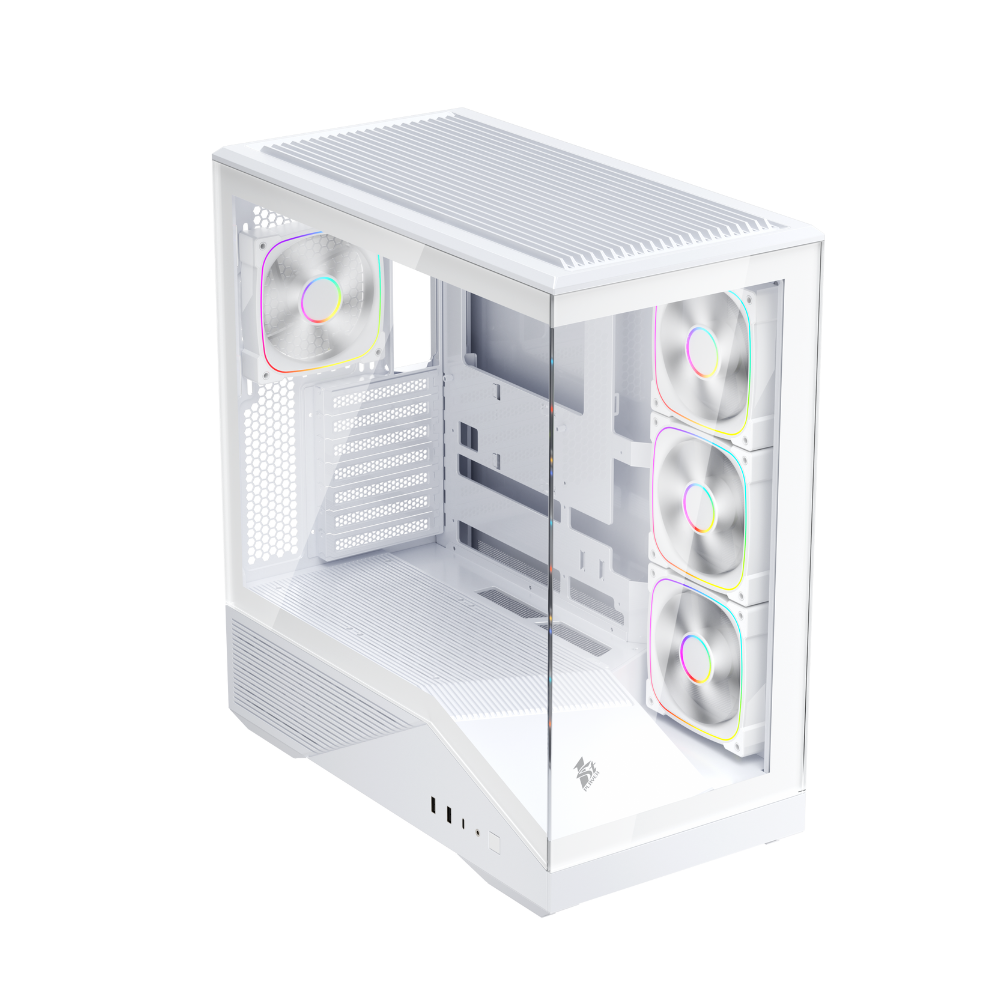 Компьютерный корпус 1STPLAYER FIREBASE GM7 White (GM7-WH-3FN7R-W-1FN7-W)