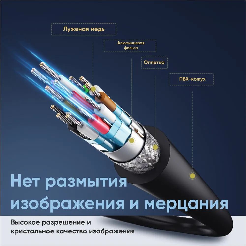 Кабель Ugreen DP102, DisplayPort, 5m - Black (10213)