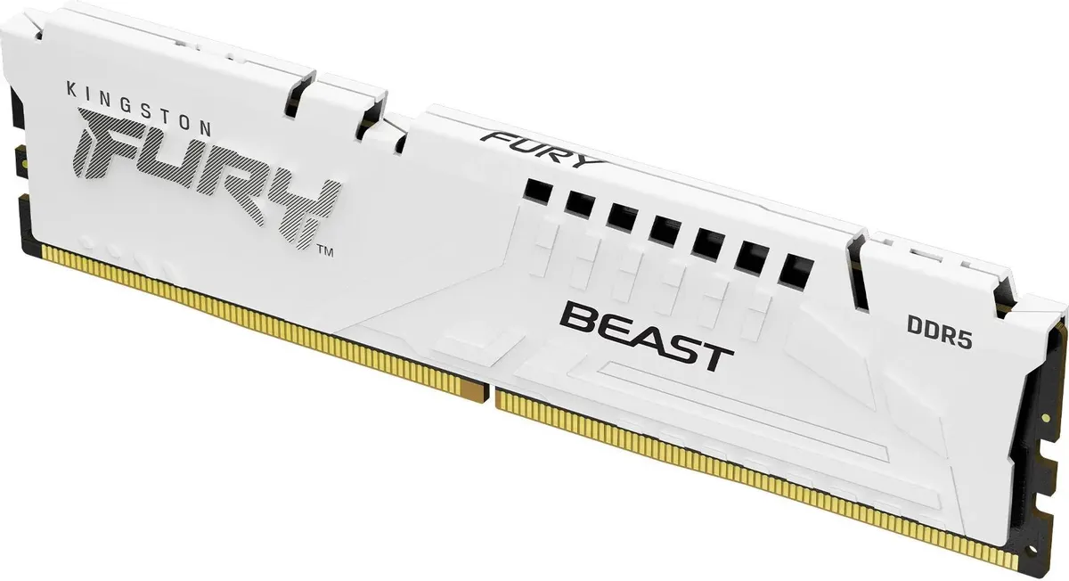 Оперативная память Kingston FURY Beast EXPO DDR5 16GB 6000MT/s, White (KF560C36BWE2-16)