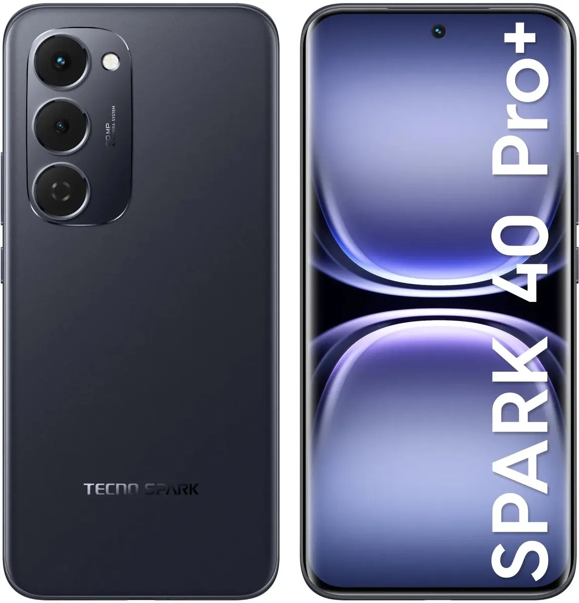 Смартфон Tecno Spark 40 Pro+, 8/256GB, NEBULA BLACK (KM7/NEBULA BLACK 8/256)
