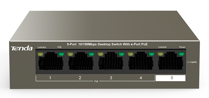 PoE-коммутатор Tenda TEF1105P-4-63W (TEF1105P-4-63W)