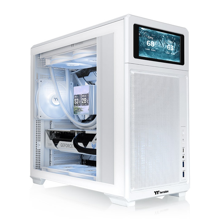 Компьютерный корпус Thermaltake TR300 TG - Snow (CA-11M-00M6WN-00)
