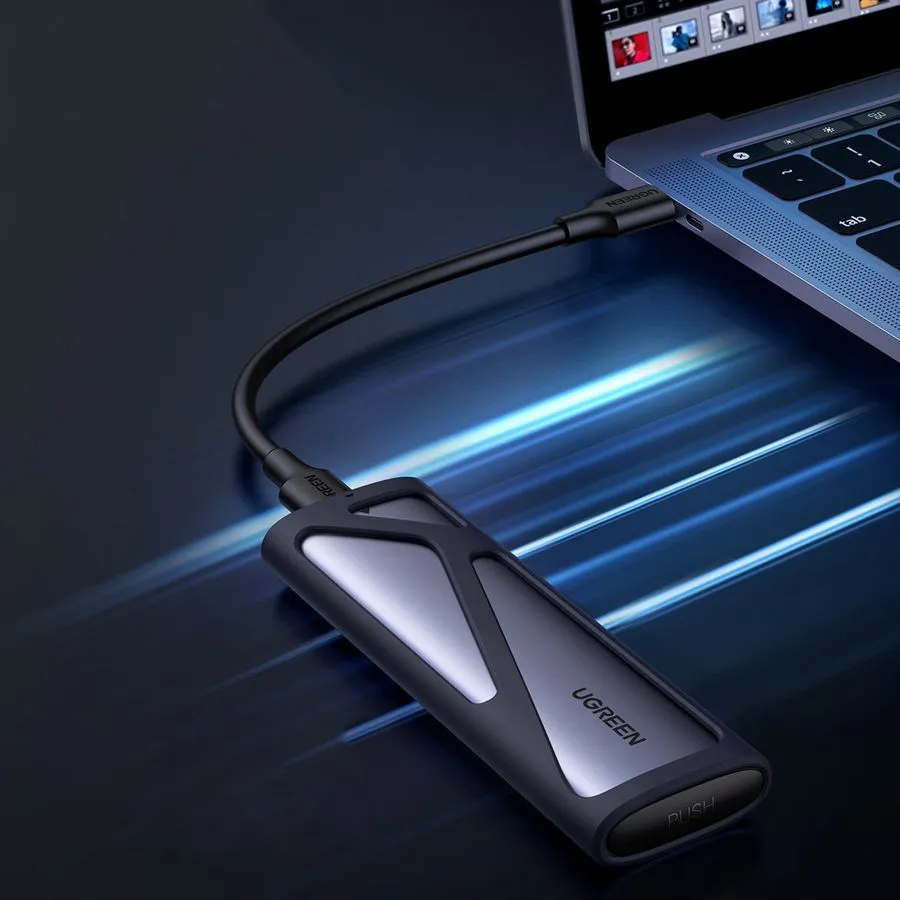 Корпус для установки M.2 SSD накопителя Ugreen CM400 (90264)