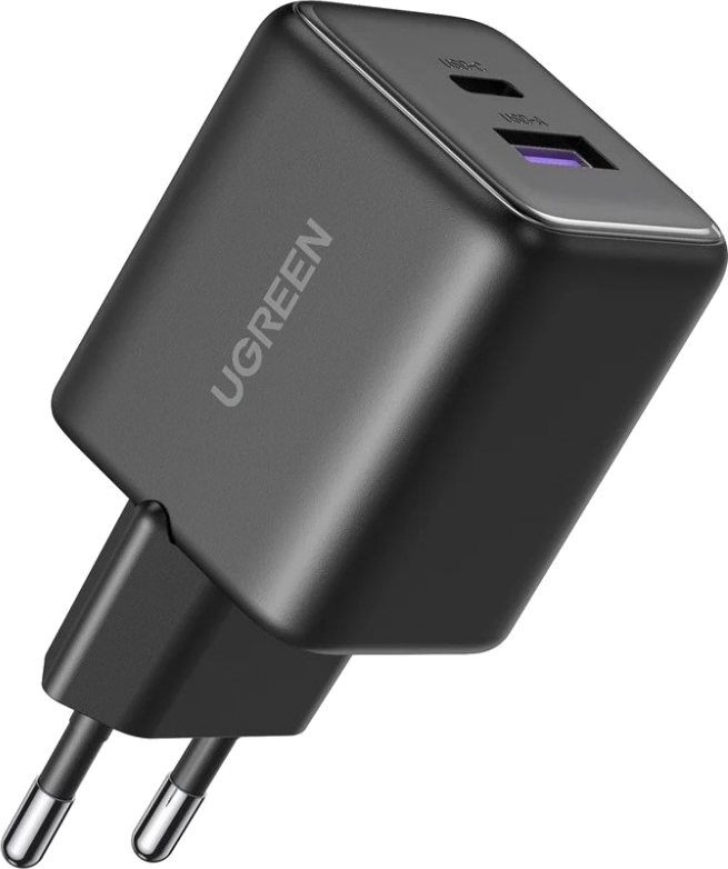 Зарядное устройство на 1C1A, 30W, QC3.0, GanN, черный, X516 (65014) UGREEN