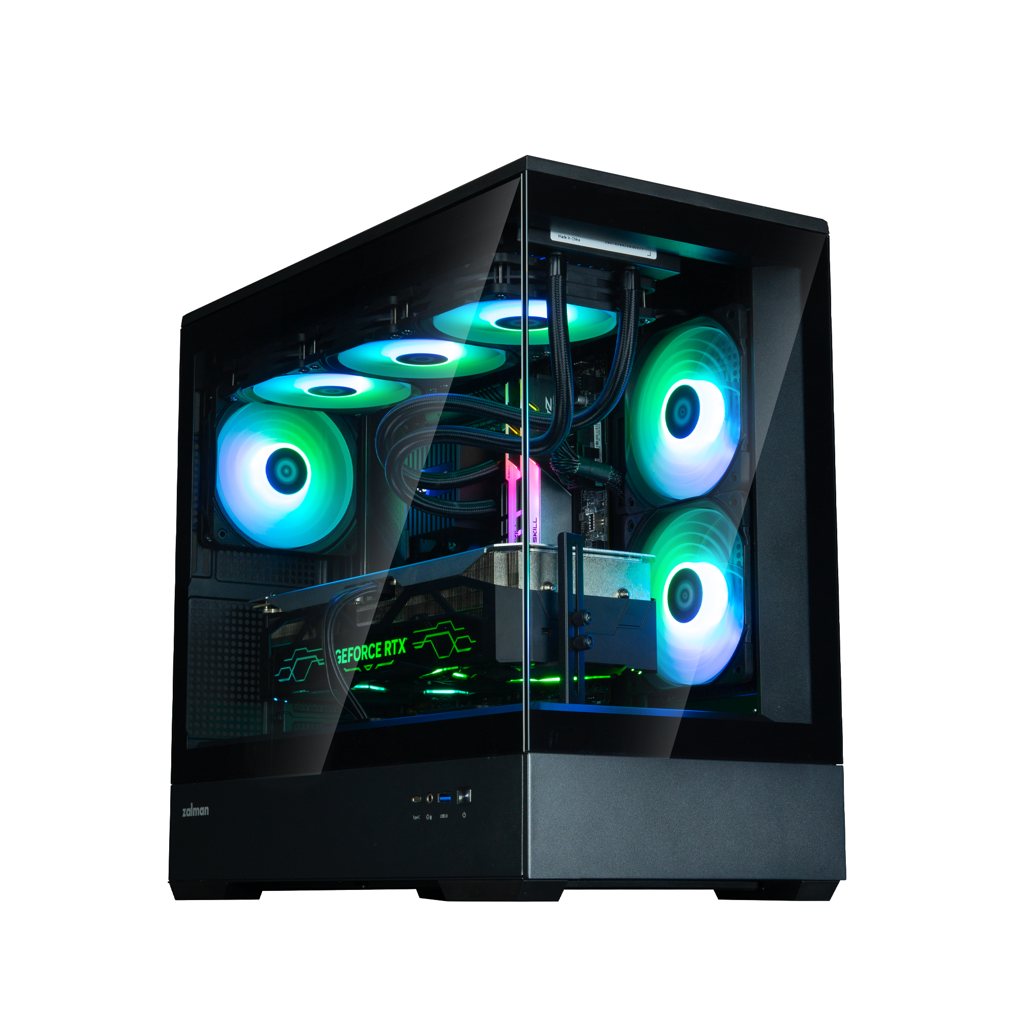 Компьютерный корпус Zalman P30 Black V2 (P30 Black V2)
