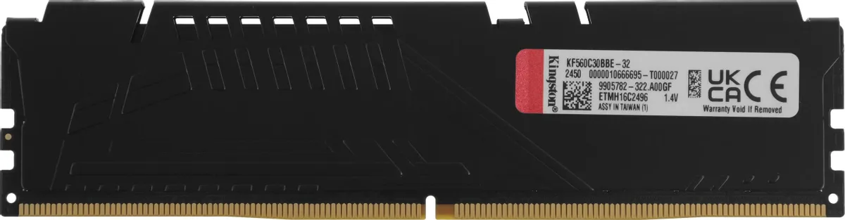 Оперативная память Kingston FURY Beast Black EXPO 32GB 6000MT/s DDR5 DIMM (KF560C30BBE-32)
