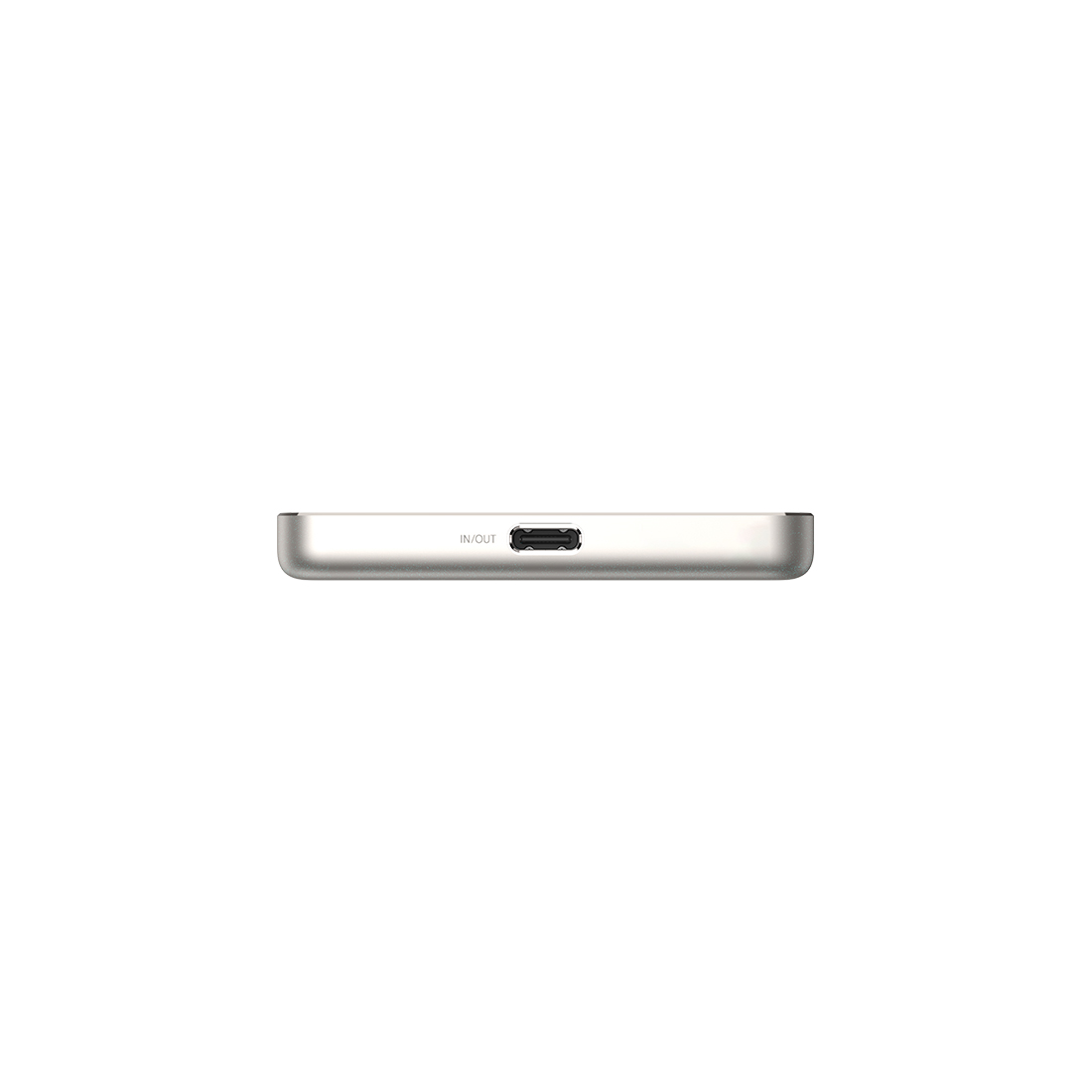 Портативный внешний аккумулятор Power bank Xiaomi Super Slim Magnetic WPB0507S, Qi, 5000 mAh, Gold (BHR08PLGL)
