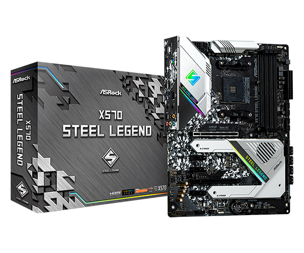 Материнская плата ASRock X570 Steel Legend (90-MXBAR0-A0UAYZ)