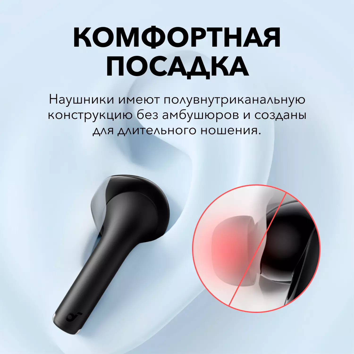 Наушники Soundcore K20i Blue (A3994-BLU)