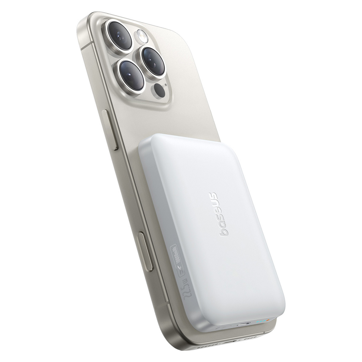 Портативный внешний аккумулятор Baseus EnerFill FM11 Ultra-Mini, 10000mAh 22.5W - White (P1008210E213-00)