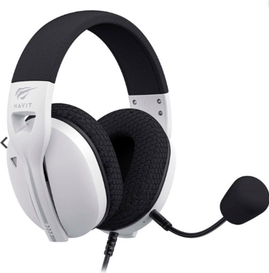 Наушники проводные Havit Fuxi-H5d, White+Black (2.0301200390003E+14)