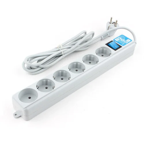 Сетевой фильтр Power Cube, 5м, 6 розеток, Белый (SPL(5+1)-16B-P-5M) Сетевой фильтр Power Cube, 5м, 6 розеток, Белый (SPL(5+1)-16B-P-5M)