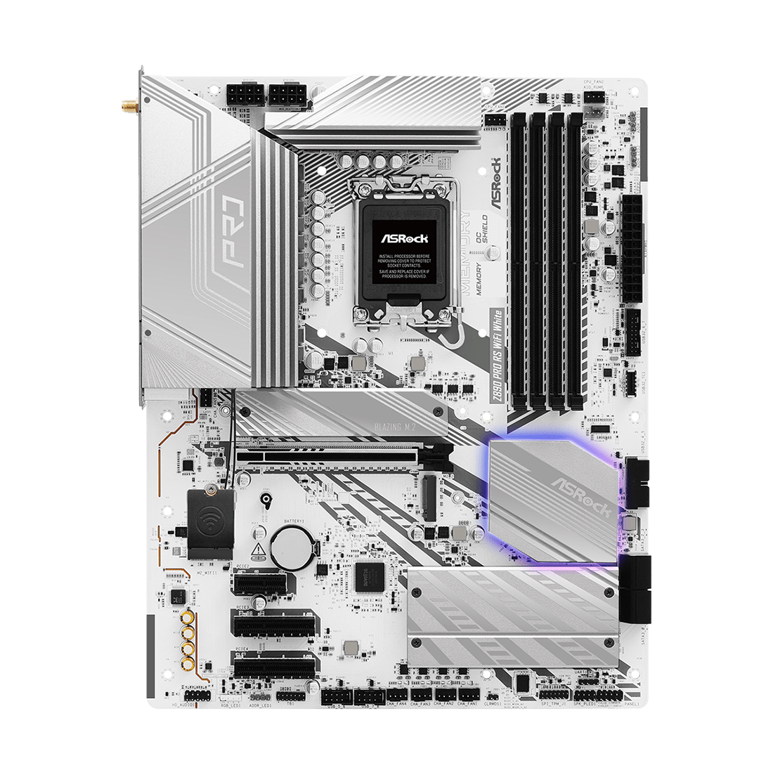 Материнская плата ASRock Z890 PRO RS WIFI WHITE (Z890 PRO RS WIFI WHITE)