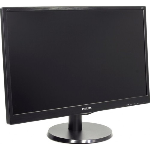 Монитор Philips 243V5QHSBA - Black 23.6" (243V5QHSBA/01)