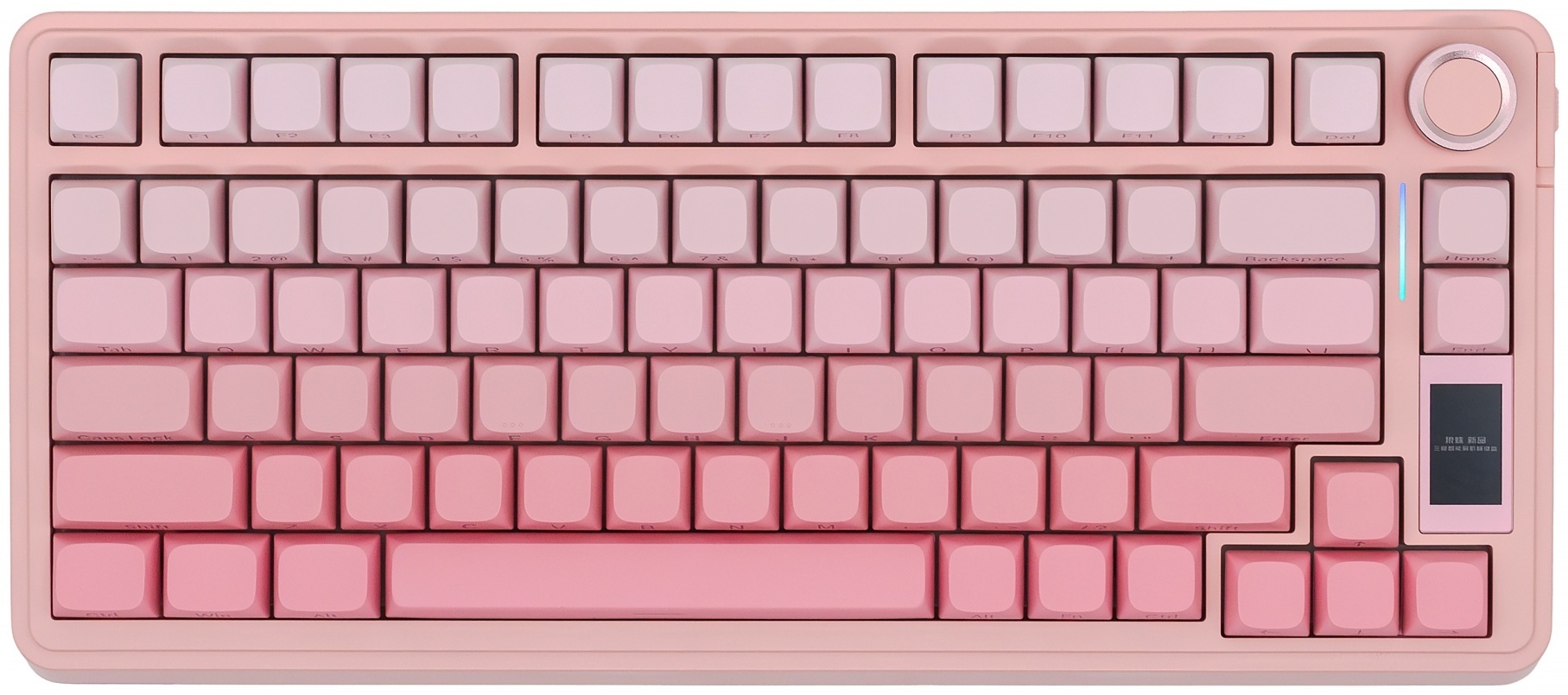 Клавиатура AULA S75 Pro Pink, Gray wood switch (S75 Pro Pink)