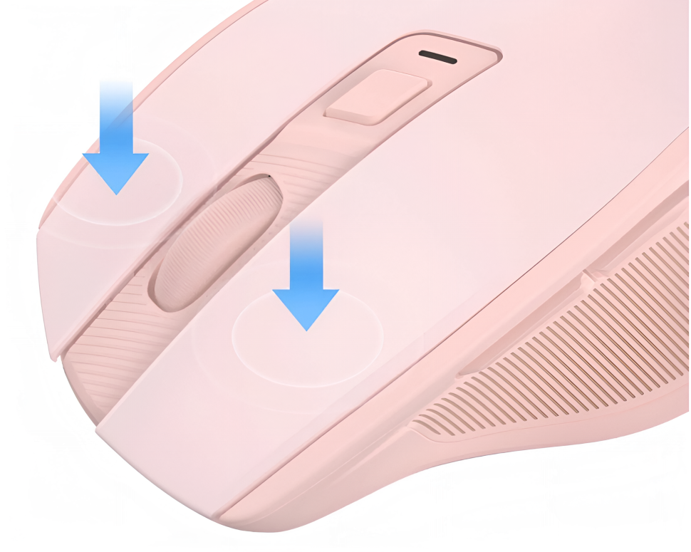 Мышь беспроводная Ugreen MU006, Pink (15378B)