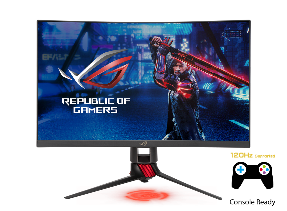 Монитор ASUS ROG Strix XG27WQ - Black-Red, 27" (90LM05I0-B01970)