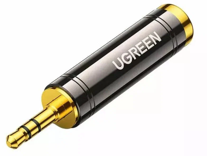 Переходник Audio(m) 3.5mm - Audio(f) 6.35mm AV168 (60711) UGREEN