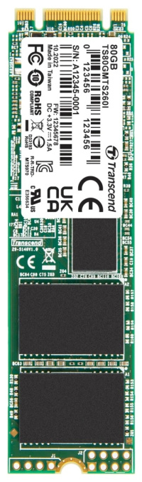 Твердотельный накопитель SSD 80GB Transcend TS80GMTS260I M2 (TS80GMTS260I)