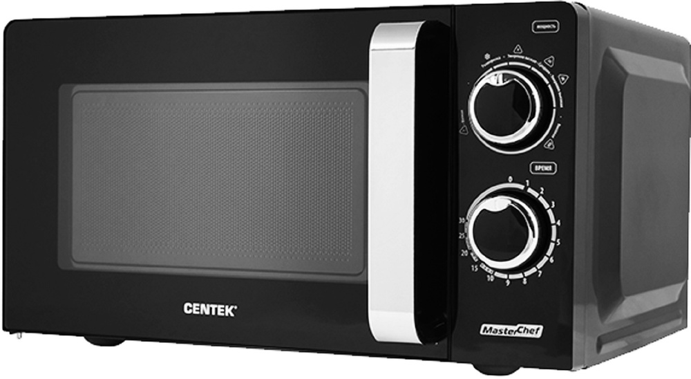 Микроволновая печь Centek CT-1575, 20л, 700Вт, соло, Black (CT-1575)
