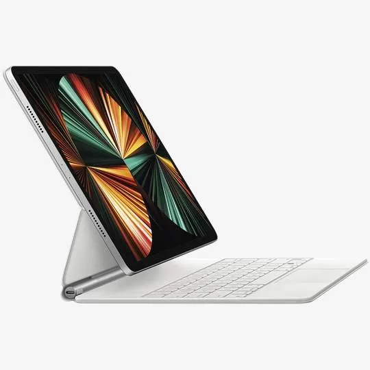 Чехол-клавиатура Apple Magic for iPad Pro 12.9-inch (5th generation) Russian - White A2480 (MJQL3RS/A)