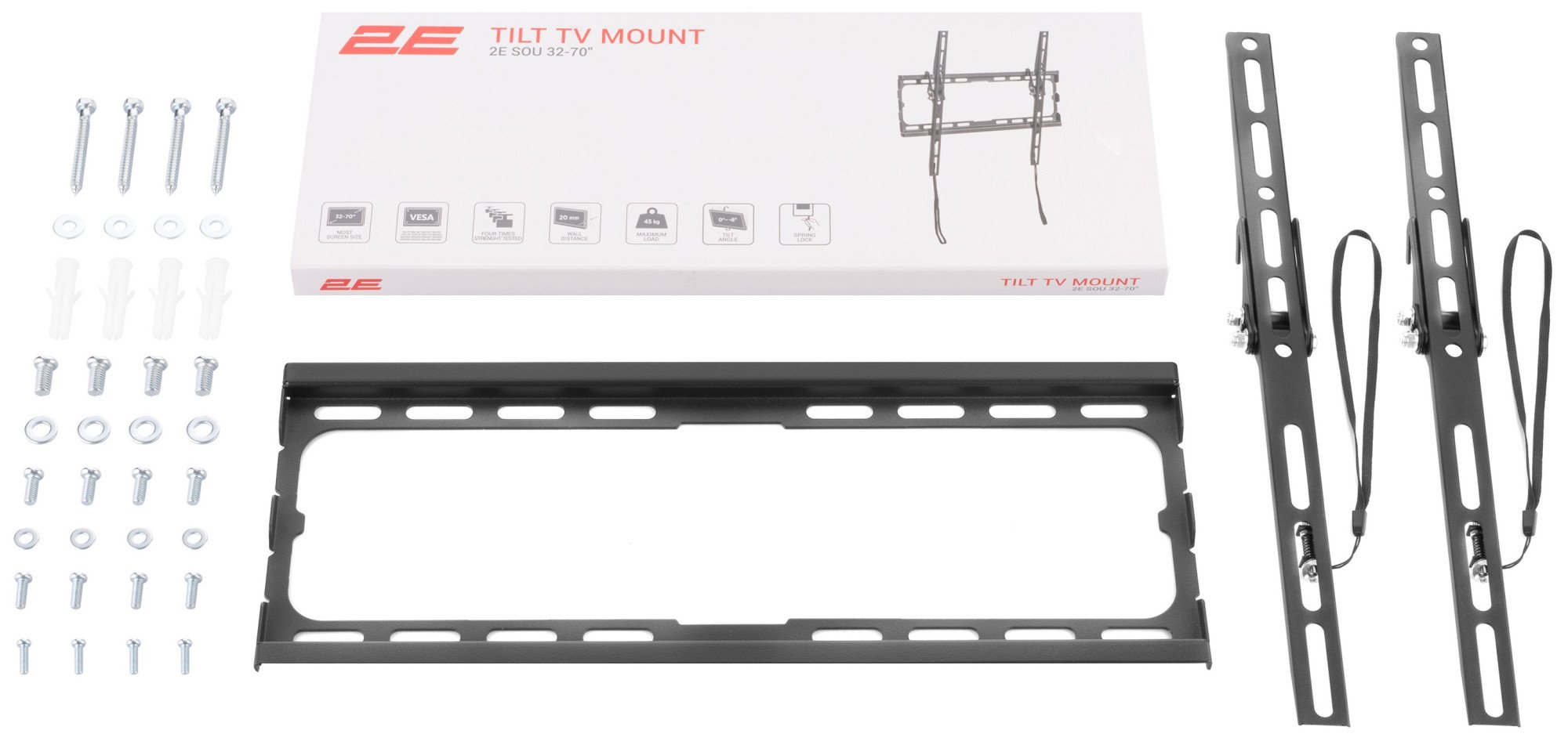 Кронштейн для ТВ 2E Sou, 32"-70", до 45 кг (2E2GEN3270TILT)