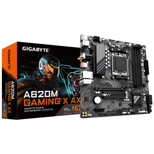 Материнская плата Gigabyte A620M Gaming X AX (A620M GAMING X AX (REV1.0))