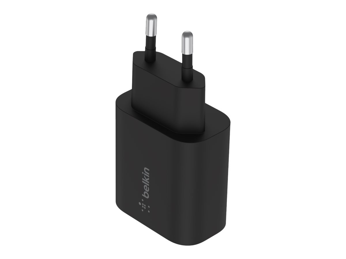 Сетевое зарядное устройство Belkin 25W PD PPS Black Universal (WCA004vfBK)